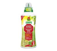 COMPO Fertilizante Césped, Reduce las malas hierbas, Efecto reverdeciente, Líquido, 1 L