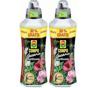 COMPO Fertilizante con guano para plantas de interior, balcón y terraza, Fertilizante líquido, 1 L más 30% adicional (Paquete de 2)