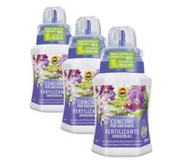 COMPO Fertilizante Orquídeas con guano, Para plantas sensibles, 250 ml (Paquete de 3)