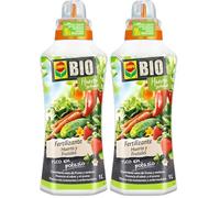 COMPO Fertilizante para todo tipo de frutas y verduras, Fertilizante líquido natural, 1 litro (Paquete de 2)