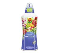 Compo Gerani - Abono nutritivo Completo para Flores exuberantes y Hojas Verdes, 1 L, 9 x 18,7 x 27 cm