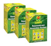 Compo Rasenunkraut-Vernichter Perfecto 3x 200ML Rasenunkrautvernichter Maleza