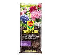Compo Sana - Sustrato de calidad para azaleas, rododendros y plantas ácidas, saco de 20 litros