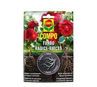COMPO Turbo Raíces, Estimulador de raíces, Para todo tipo de plantas, 50 g | Enraizante para árboles, arbustos, rosales y césped, mejora absorción de agua y nutrientes esenciales