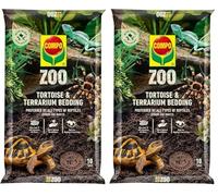 Compo Zoo Lecho para terrario de Tortugas 10 litros (Paquete de 2)