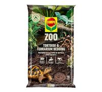 Compo Zoo Lecho para terrario de Tortugas 10 litros | Sin fertilizantes ni aditivos químicos, estructura ligera y suelta, retiene humedad óptima para reptiles