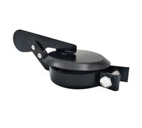 Componente de de Motor Tapa de Chimenea de Motor Capuchón de Salida de Cubierta de Descarga Deflector de Gases en Metal con Placa Inclinada y Base, 130MM