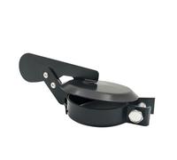 Componente de de Motor Tapa de Chimenea de Motor Capuchón de Salida de Cubierta de Descarga Deflector de Gases en Metal con Placa Inclinada y Base, 160MM
