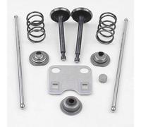 Componente de válvula de placa guía de varilla de empuje de repuesto para Honda GX200 5.5 6.5 para motor HP Motosierra Motor Compatible con números OEM 14711 ZF1 000 14721 ZF1 000