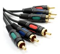 Componente Vídeo RGB YUV 3 Fonos a 3 RCA Fono Cable Cable 1,5 m [1.5 Metros/1,5m]