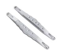 Componentes Auto RC Compatible con Losi para Super para Baja para Rey LOS05013 1/6 RC Piezas De Mejora Coche CNC Aleación Aluminio Trasera Quilla Inferior(Silver)