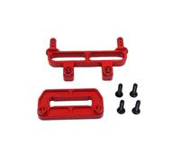 Componentes Auto RC Compatible con MJX para Hyper Go 12212 1/12 RC Piezas De Actualización Coche 6061 Pilares Carcasa Delantera Y Trasera Aluminio P12281 P12282(Red)