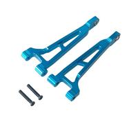 Componentes Auto RC Compatible con MJX para Hyper Go 14209 14210 H14BM 1/14 RC, Piezas De Mejora Coche, Brazos Suspensión Superior Trasera Metal para Brazo Oscilante(Blue)