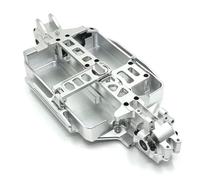 Componentes Auto RC Compatible con MJX para Hyper Go 16207 16208 16209 16210 H16 M162 1/16 RC Piezas De Mejora Coche Accesorios Cuerpo Metal para Chasis(Silver)