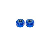 Componentes Auto RC Compatible con Piezas De Actualización Coche Amiya DT03 RC, Modificación Rodamiento Aluminio Repuesto, Junta Hexagonal DT3010F Solo Rueda Delantera(Blue)