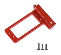 Componentes Auto RC Compatible con Piezas De Actualización Coche para Capra F9 1/10 RC, Centro Gravedad Bajo para Chasis Vp Metal para LCG, Montaje Servo Murciélago Eje Delantero(Red)