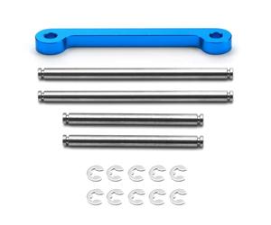 Componentes Auto RC Compatible con Tamiya para GF01 WR02 WR GF G6 1/10 RC Piezas De Coche Puente De Soporte De Aleación De Aluminio Eje De Brazo A De Acero Inoxidable 54695