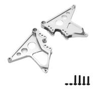 Componentes Auto RC Compatible con Traxxas para UDR 85086 4 1/7 RC, Piezas De Actualización Coche, Accesorios, Soporte Amortiguador Torre Choque Trasero Aluminio(Silver)