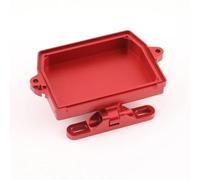 Componentes Auto RC Compatible con Traxxas para X-MAXX 6S 8S para XRT 1/5 1/6 RC Piezas De Actualización Coche Dispositivo Metal Caja Receptora Cubierta Cable(Red)