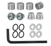 Componentes Auto RC Compatible con TRX4 para TRX6 para Axial para SCX10 90046 para Redcat para Tamiya D90 1/10 RC Piezas De Coche Tuerca M4 Tapa Central Llanta Rueda(Gray)