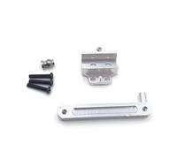 Componentes Auto RC Compatible con WLtoys 12427 12428 12423 12429 FY01 FY02 FY03 Piezas Upgrade Coche RC Kit De Dirección Metal Accesorios De Reposición(Silver)