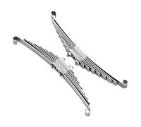 Componentes de amortiguador de resorte de hoja de metal con placa recta para piezas de repuesto de camión oruga RC a escala 1/14, placa sin alimentación