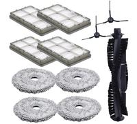 Componentes de intercambio directo para aspiradora robot Ultenic MC1 cepillo de rodillo principal, cepillos de filtro, suministros de paño de limpieza