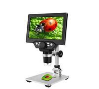 Componentes de microscopios de laboratorio Microscopios biológicos para microscopio digital LCD de 7 '' con lente microbiana 2000X Lupa industrial electrónica USB de 12 MP (1200X A)