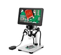 Componentes de microscopios de laboratorio Microscopios biológicos para microscopio digital LCD de 7 '' con lente microbiana 2000X Lupa industrial electrónica USB de 12 MP (1200X B)