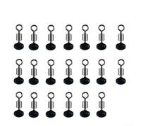 Componentes de pesca con cuentas giratorias para conjuntos de aparejos de polea y configuraciones de aparejos de línea deslizante en pesca marina y de río (20 piezas de 4 x 5 mm)