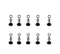 Componentes de pesca con cuentas giratorias para conjuntos de aparejos de polea y configuraciones de aparejos de línea deslizante en pesca marina y de río (10 piezas de 4 x 5 mm)