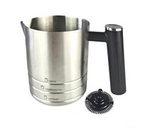 Componentes de repuesto para espumador de leche para máquinas de café ES601 ES655, incluye taza y agitador para una producción de espuma suave