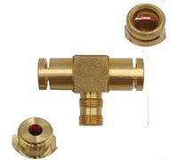 Componentes del conector de la máquina de café disponibles en aluminio o cobre para I L T y gestión de fluidos de configuración cruzada (cobre T)