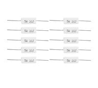 Componentes electrónicos aislados de resistencia de potencia de resistencia de cemento de 10 piezas 5W para placa de circuito impreso (3R)