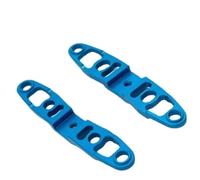 Componentes Mejora RC para Mini-Q para Racing 1/28 Drift Accesorios Coche Piezas RC Mejora De Metal Sujetadores Copas Delanteras Traseras(Blue)