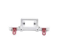 Componentes Mejoras RC Para MN D90 D91 D96 Para MN98 Para MN99S Para Defender 1/12 Parachoques Delantero Metálico Mejorado Con Sistema Anticolisión Y Accesorios Coche Teledirigido(Silver)