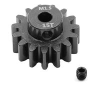 Componentes Mejoras RC Para Traxxas Para Arrma Para Losi 1/8 1/10 Acero 5 Mm M1.5 Metal Piñón Motor Engranaje RC Accesorios Motor Coche(15T)