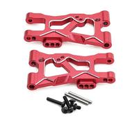 Componentes Mejoras RC Para Traxxas Para Mustang 1/10 4-TEC Brazo Control Inferior Trasero Aleación Aluminio D283 Piezas Mejora Coche Derrape Remoto Accesorios(Red)