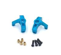 Componentes Mejoras RC Para WLtoys 144010 144001 144002 1/14 124016 124017 124018 124019 1/12 Copa Dirección Delantera Metal Mejorada Con Rodamiento 4x7x2 Piezas Coches RC(Blue)