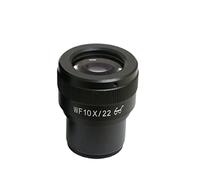 Componentes para microscopios de laboratorio WF10X 22 mm Lente ocular ajustable Campo amplio 30 mm Accesorios para microscopios estéreo metalográficos Oculares (Eyepiece)