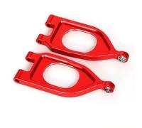 Componentes RC Para Arrma Para Gorgon 1/10 Delantero Aleación Aluminio Brazo Oscilante 2WD Coche RC Monster Truck Reparaciones Mejoras Repuestos(Red)