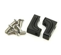 Componentes RC para Axial para SCX10 90047 para Wrangler Servo Soporte De Montaje 1/10 Coche Trepador De Control Remoto Camión Piezas De Repuesto Accesorios De Decoración(Black)