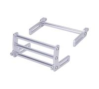 Componentes RC para Axial SCX10 TRX4 FJ40 para Dodge para Power para Wagon para LCG Chasis Carrocería 1/10 RC Piezas Parachoques Delantero Trasero Ajustables Barras Protectoras