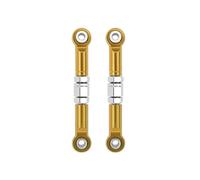 Componentes RC Para MJX H16 16207 16208 16209 16210 1/16 2 Piezas Barra Dirección Delantera Metálica, Varillas Dirección Accesorios Mejoras Reparaciones Coches RC(Yellow)