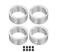 Componentes RC para Traxxas 1/5 para X-Maxx 1/6 para Xrt RC Car Upgrade Parts 4 Piezas Anillo Refuerzo Copa Transmisión Metal Manga Copa Transmisión Diferencial Accesorios Automóvil