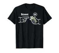 Comportarse No Deshonesto Rana De Dibujos Animados Animal Divertido Rana Meme Camiseta