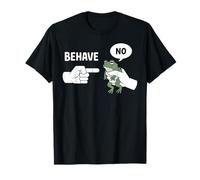 Comportarse No Rana De Dibujos Animados Animal Divertido Deshonesto Rana Meme Camiseta