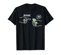 Comportarse No Rana De Dibujos Animados Animal Divertido Deshonesto Rana Meme Camiseta