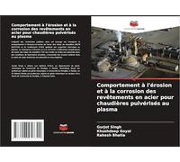 Comportement à l'érosion et à la corrosion des revêtements en acier pour chaudières pulvérisés au plasma
