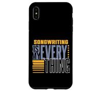 Composición de Canciones Amantes de la música Escritor de Letras Músicos Carcasa para iPhone XS MAX